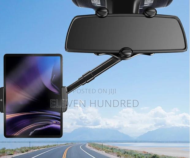 Tablet Holder on Car Rearview Mirror · Photo 3