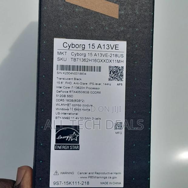 New Laptop MSI 16GB Intel Core i7 SSD 512GB · Photo 4