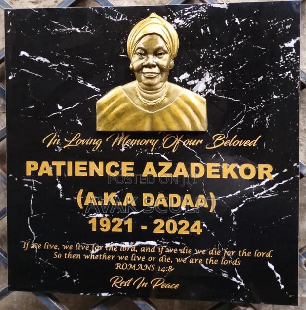 Engraving on Tiles With Relief Bust Sculpture · Photo 3