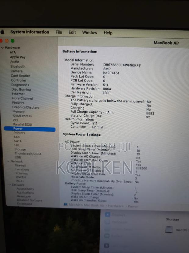 Laptop Apple MacBook Air 2017 8GB Intel Core I5 SSD 256GB photo 5