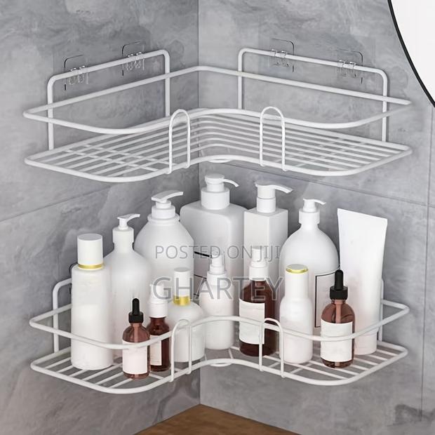 Wall Mounted Bathroom Shelf White · Photo 4