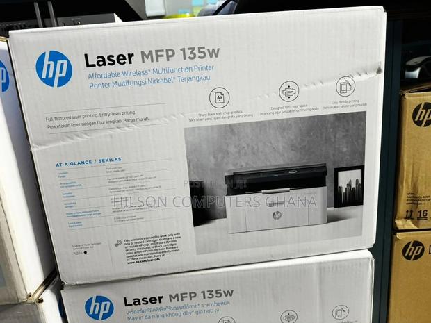 Hp Laser Mfp 135w Printer – White photo 2