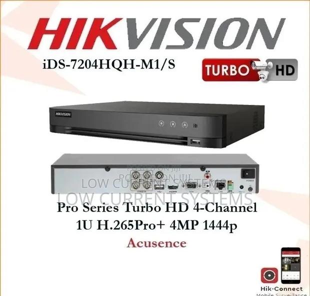 Hikvision DVR Acusence 4 Ch Audio 1444p 5m Ids-7204hqhi-M1/S · Photo 2