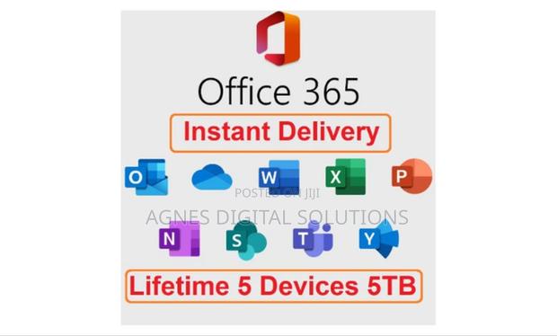 Office 365 for 5 Devices Lifetime (Mac/Win)