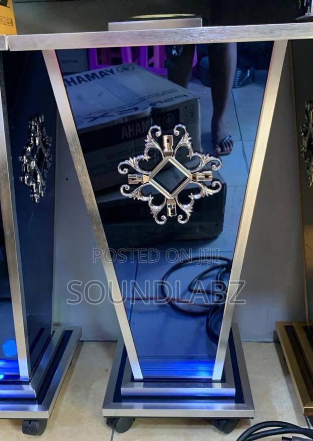 Foreign Glass Offertory Bowl (Silver Blue) · Photo 1