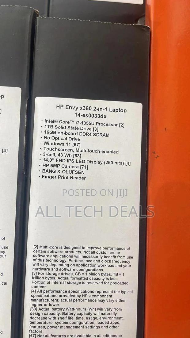 New Laptop HP Envy 14 16GB Intel Core I7 SSD 1T · Photo 4