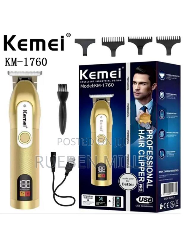 Kemei KM 1760 Beard Trimmer Hair Clipper Barbering Machine · Photo 3