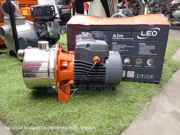 Leo Water Pump- 1.0hp- Stainless- Jet Water Pump Low Noise · Photo 2