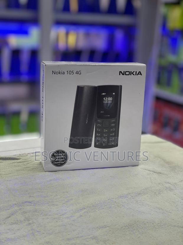 New Nokia 105 4G Black