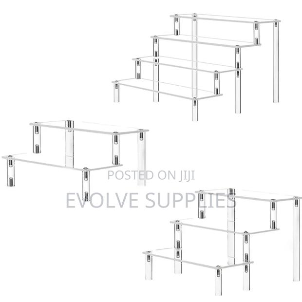 3,4 and 5 Tier Acrylic Display Stand