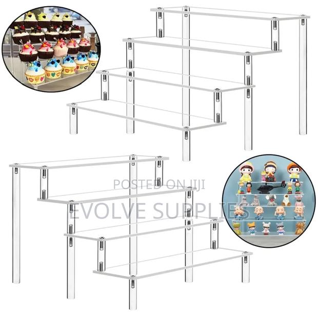 3,4 and 5 Tier Acrylic Display Stand photo 2