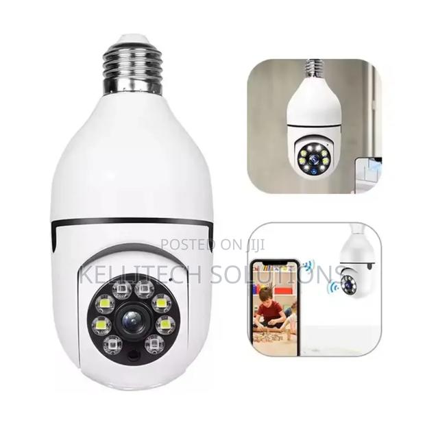 Hd Smart Bulb Cctv Camera With Android, Ios App · Photo 3
