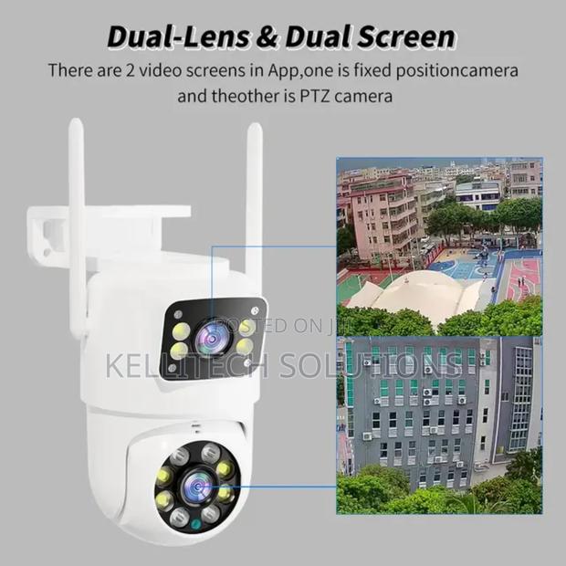 2in1 Double Lens Wireless CCTV Camera · Photo 2