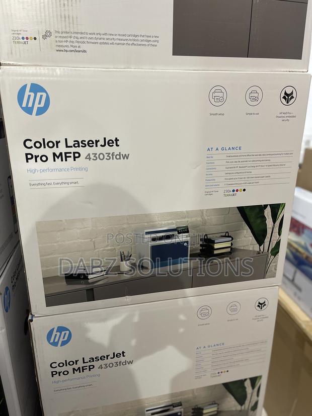 Hp Color Laserjet Pro Mfp 4303fdw Printer photo 3
