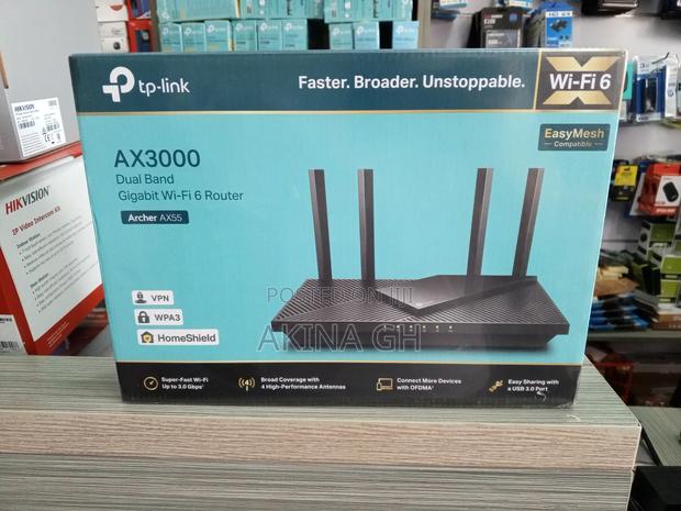 TP-Link Ax3000 Dual Band Gigabit Wi-Fi 6 Router Archer Ax55 · Photo 3