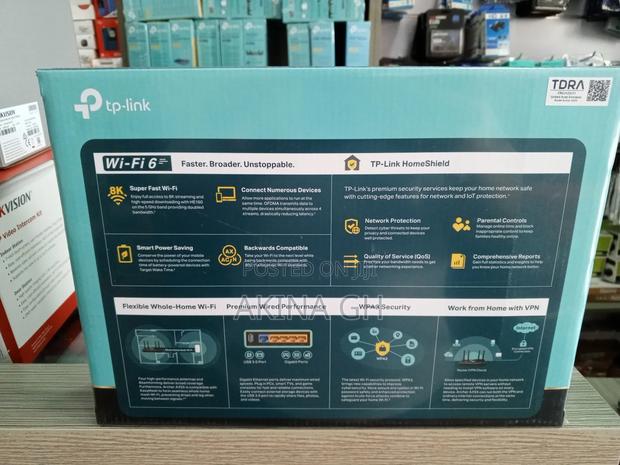 TP-Link Ax3000 Dual Band Gigabit Wi-Fi 6 Router Archer Ax55 · Photo 4