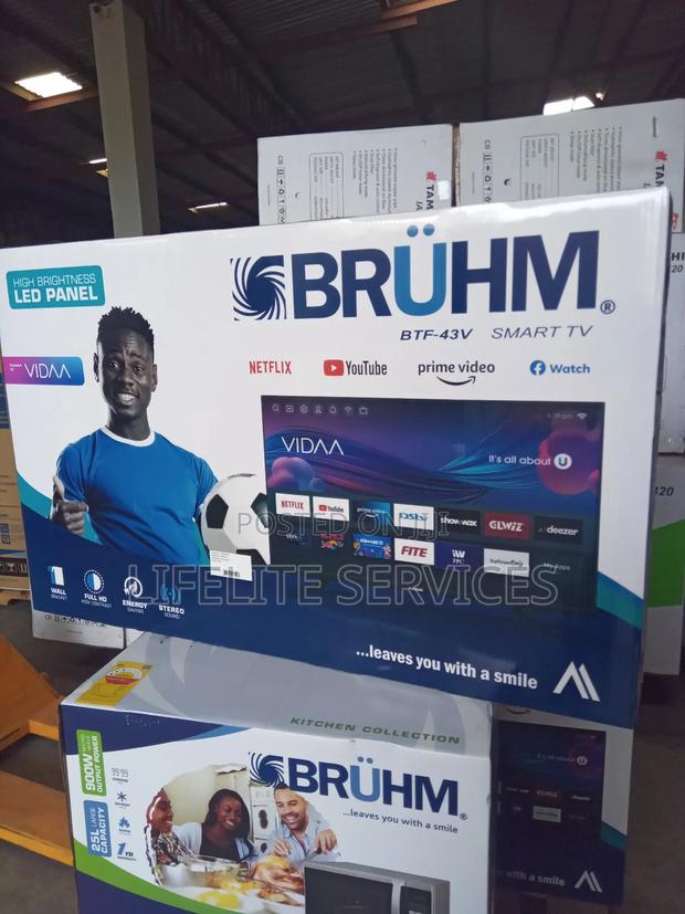 Smart Tv 43" Bruhm[Watch Netflix,Youtube)