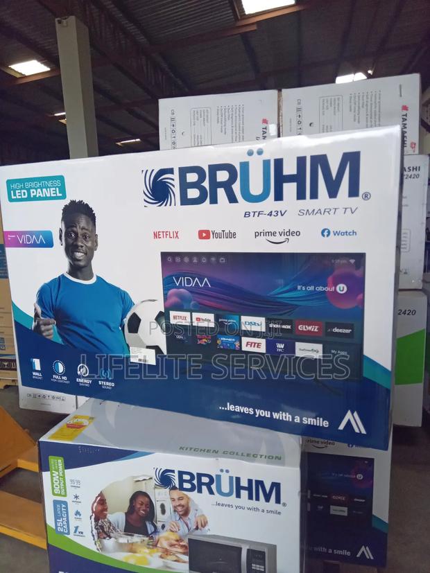 Smart Tv 43" Bruhm[Watch Netflix,Youtube)