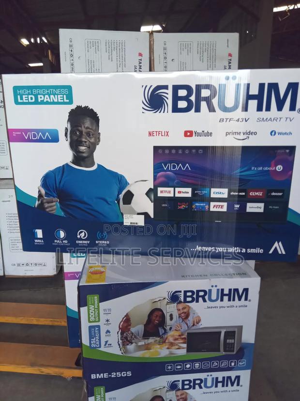 Smart Android Tv 43" > Bruhm(Wifi)