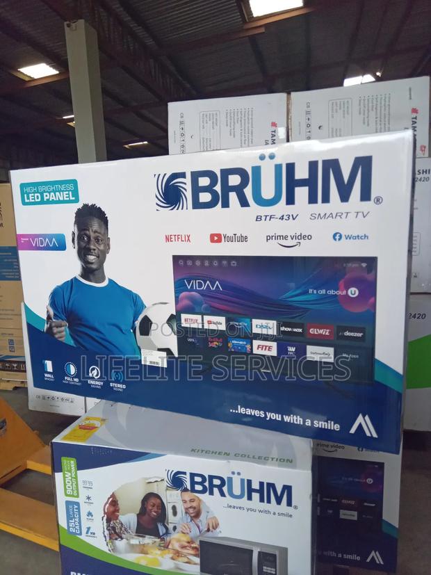 Smart Android Tv 43" > Bruhm(Wifi)