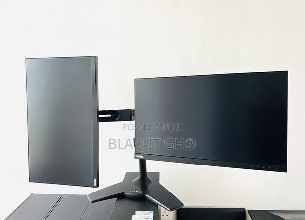 Dual Lenovo 24” IPS FHD Edgeless With Stand · Photo 3