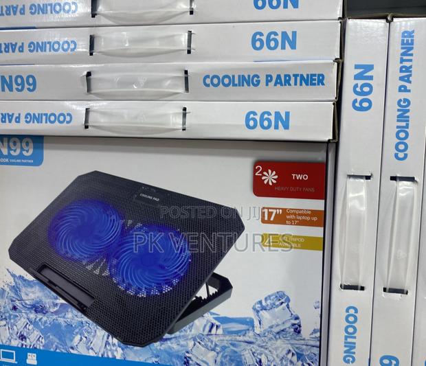 Laptop Cooling Pad With Dual Heavy-Duty Fans · Photo 2