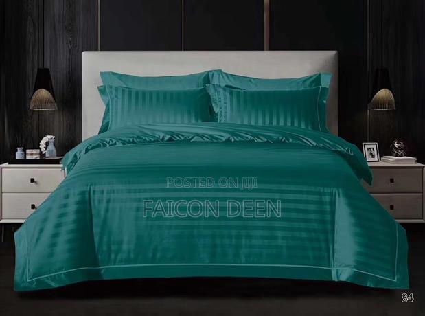 Thick,Soft 2 Plain Cotton Bedsheet,4 Pillowcase for Hotels · Photo 1