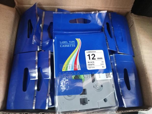 Label Tape Cassette for Brother Printer 12mm photo 2