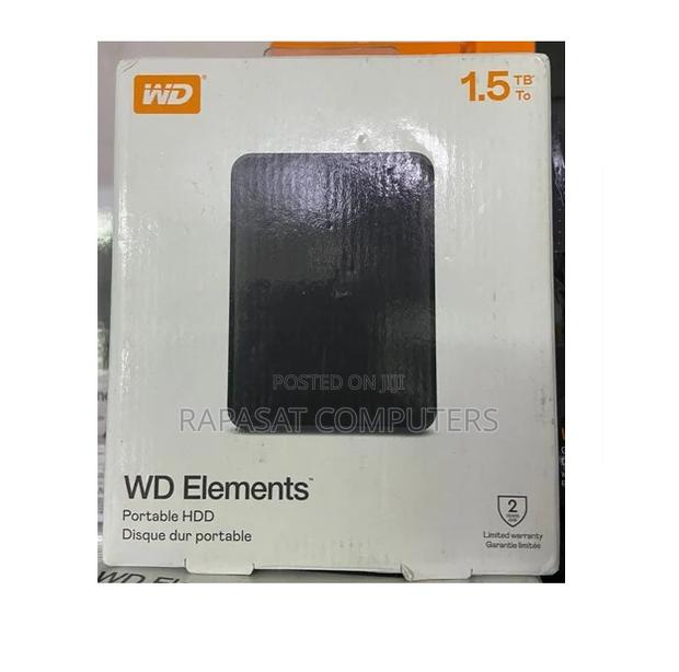 1.5tb Wd Elements Portable External Hard Disk Drive · Photo 2