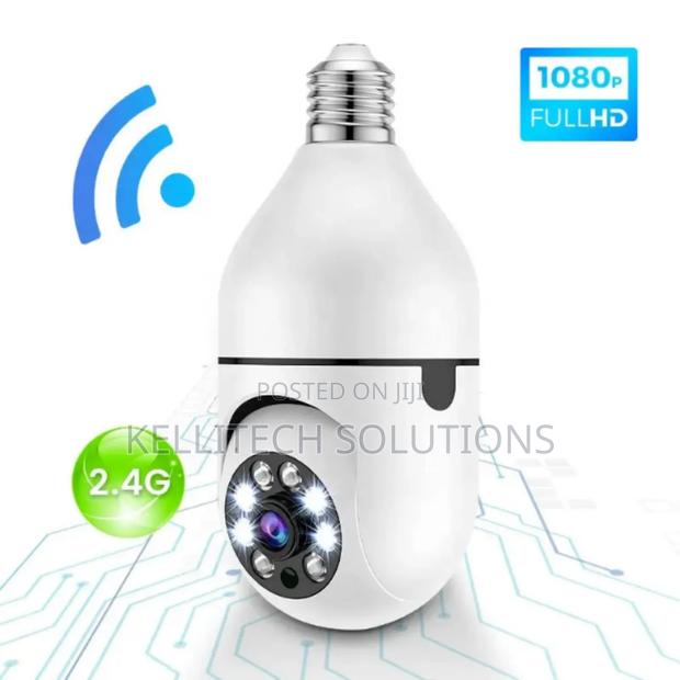 360° Wifi Bulb Cctv Camera With Android And Ios Free App · Photo 4