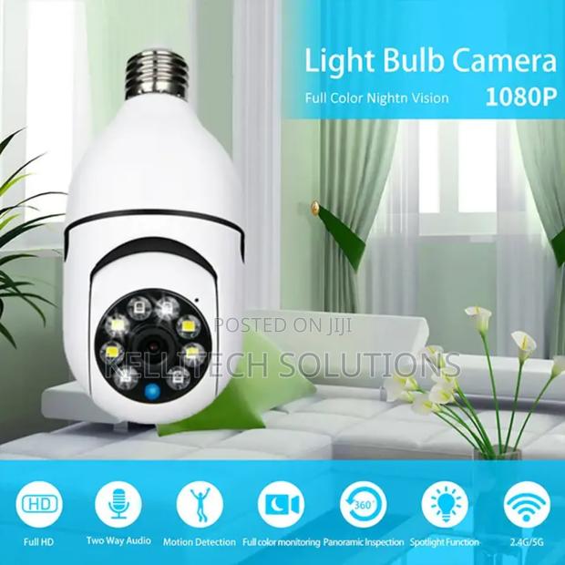 New Smart 360° View Bulb CCTV Camera With Mobile App · Photo 3