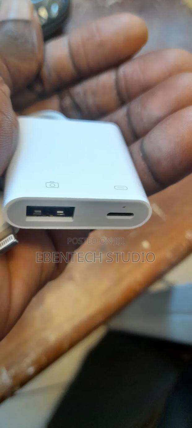 iPhone USB OTG Converter Adapter Lighting Port photo 3