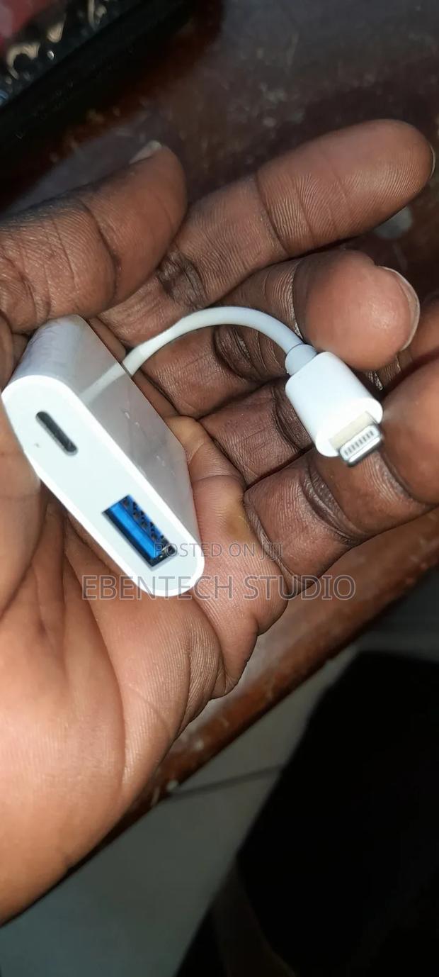 iPhone USB OTG Converter Adapter Lighting Port photo 5