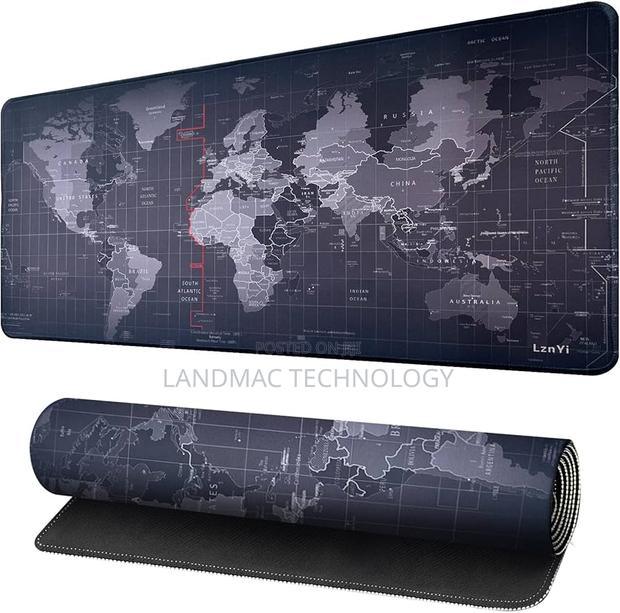 Large World Map Pattern Game Mouse Pad Keyboard Mat · Photo 2