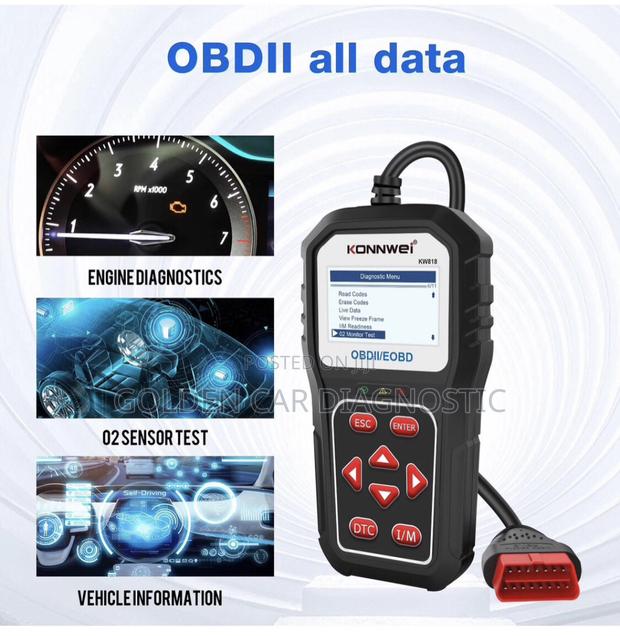 Konnwei KW818 OBD Car Diagnostic Scanner photo 3