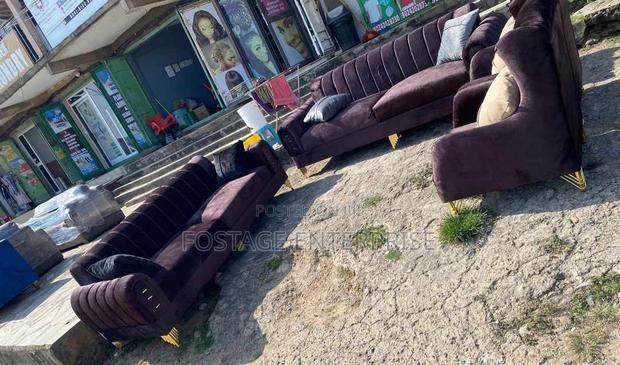 Neatly Designed Foreign Couch Brand New,Free Delivery · Photo 1