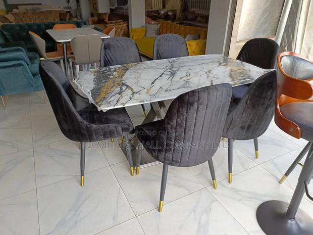 Solid Dining Set. Luxurious . Free Delivery · Photo 1