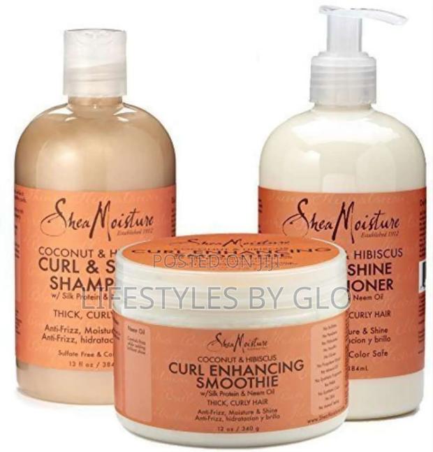 Shea Moisture Shampoo Coconut And Hibiscus Curl 3 Set Combo · Photo 1