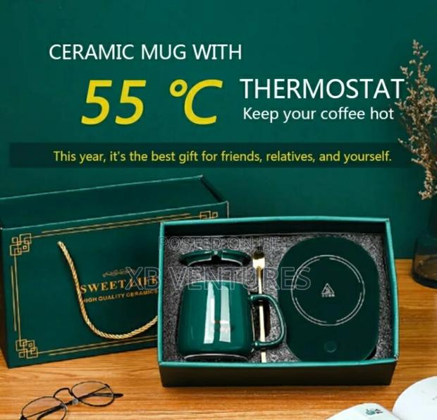 Ceramic Coffee Cup + Automatic Heating Pad Energy Saving photo 4
