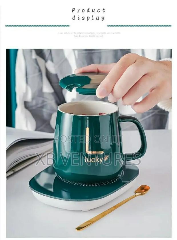 Ceramic Coffee Cup + Automatic Heating Pad Energy Saving photo 6