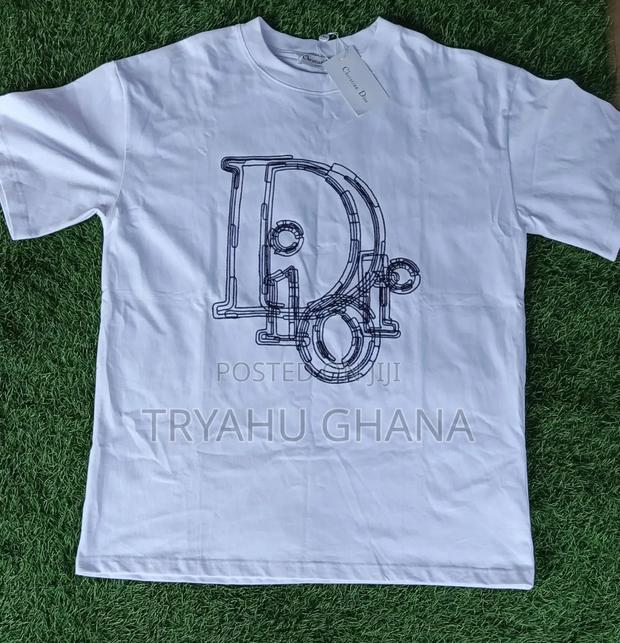 White Dior Round-Neck Top for Sale at Tryahu Now · Photo 3