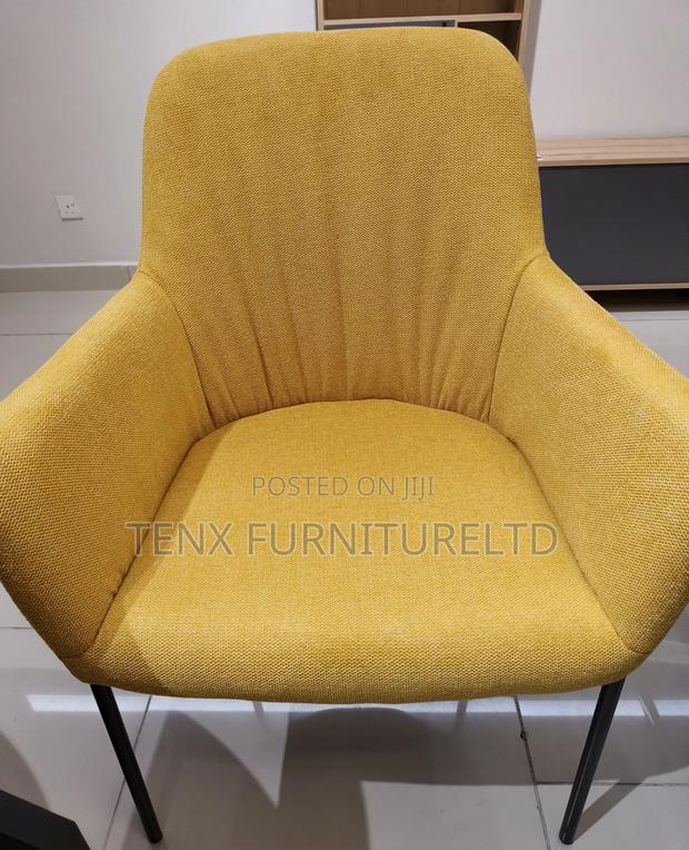 Dining Chair With Black Metallic Legs · Photo 1