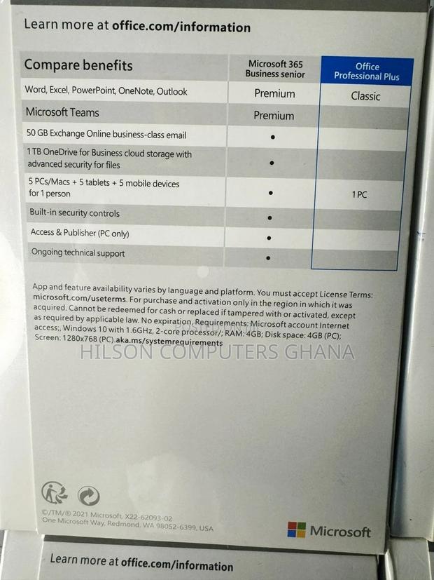 Microsoft Office Suite Professional Plus 2021 - 1pc Lifetime photo 3