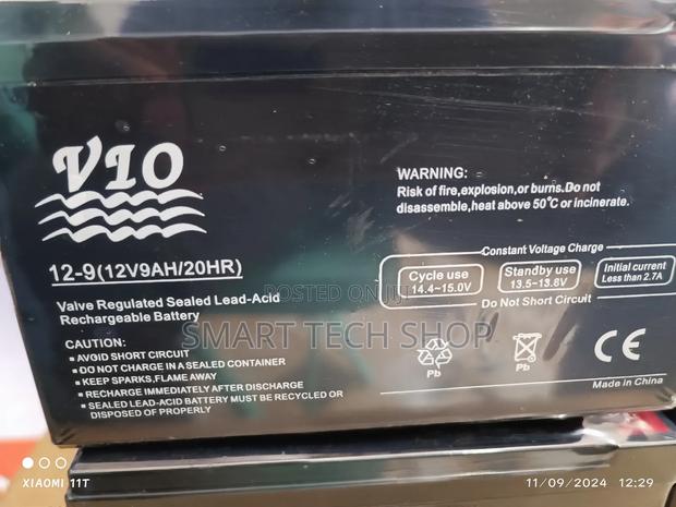 UPS Battery 12V 9ah / 20HR Initial Current Less Than 2.7a photo 2