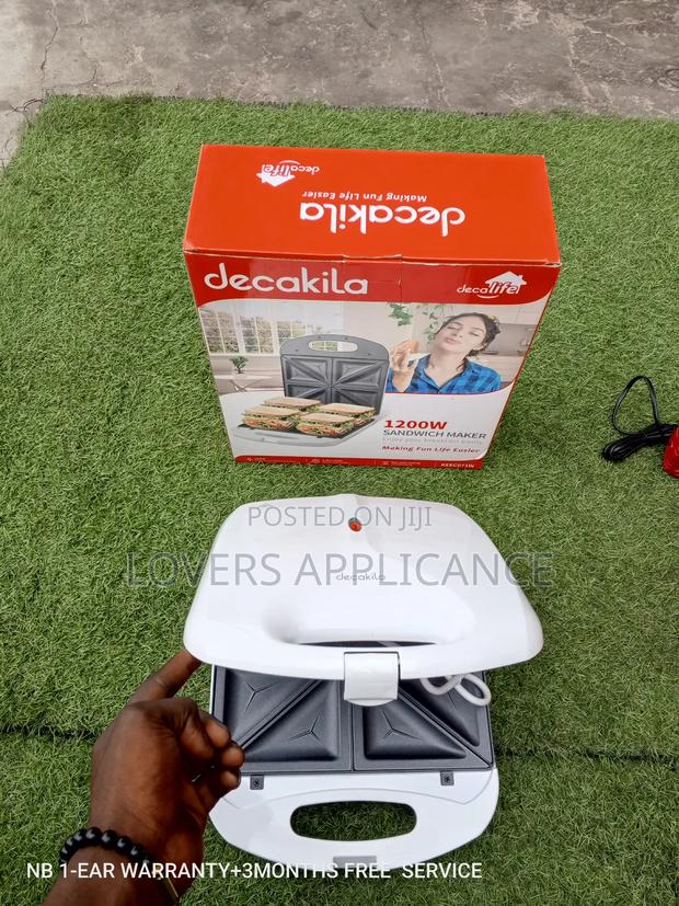 Quality and Affordable Price Decakila 1200w Sandwich Maker.