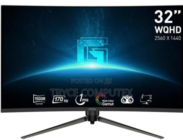 Msi 32inch 170hz Curved Monitor
