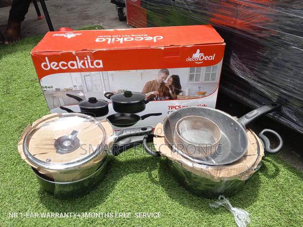 7pcs Non-Stick Decakila Cookware Set Cookware Set Affordable