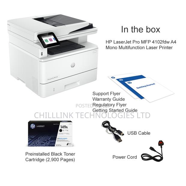 Hp Laserjet Pro MFP 4103fdw All in One Mono Printer · Photo 4