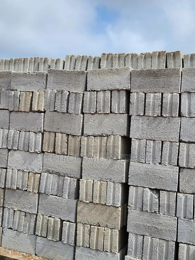 Factory Building Blocks. Both Hollow And Solid