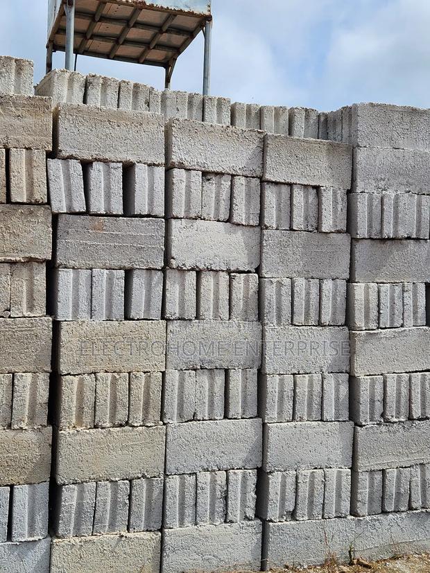 Factory Building Blocks. Both Hollow And Solid